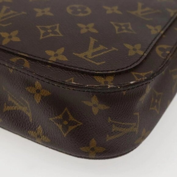 LOUIS VUITTON Monogram Saint Cloud GM Shoulder Bag M51242 LV Auth 142717 - Picture 3 of 16
